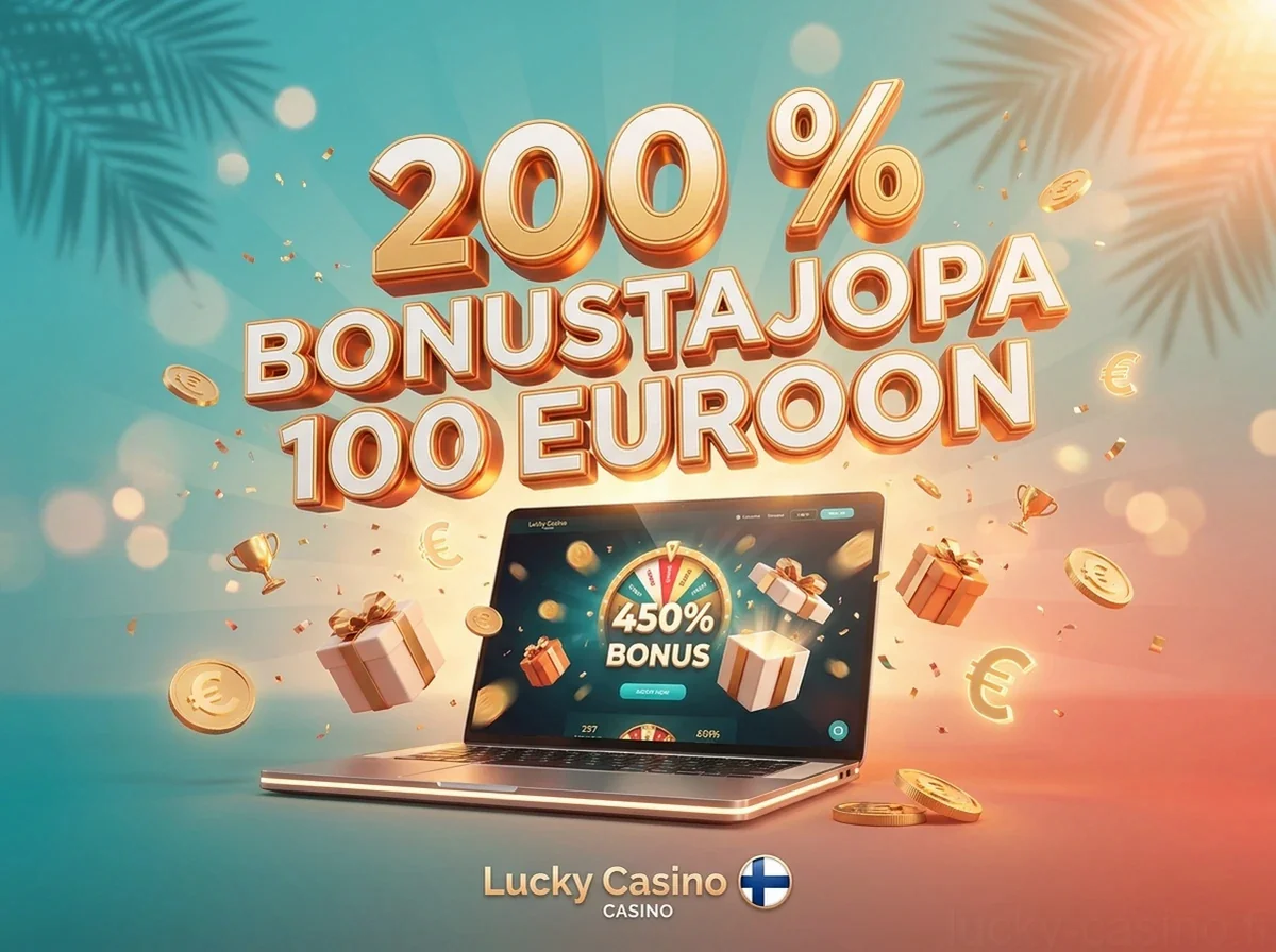 200 % BONUSTAJOPA 100 EUROON